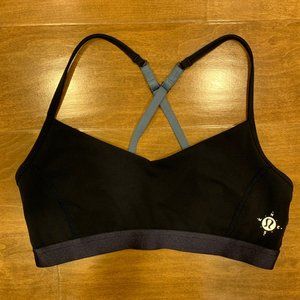 Wanderlust Shala Bra Naval Naval Blue/White Size 6